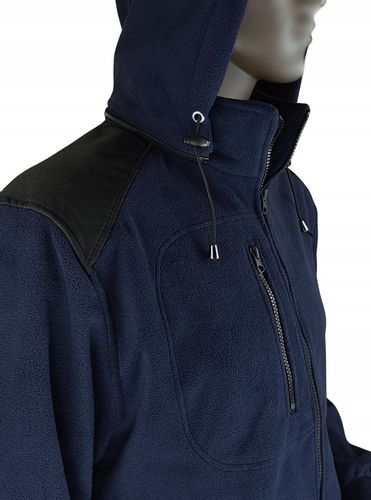 GRUBY POLAR ROBOCZY Bluza robocza POLAROWA z odpinanym KAPTUREM WZMOCNIONA na Arena.pl