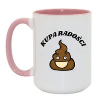 Duży Biało-Różowy 450 ml