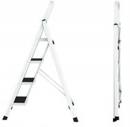 Drabina aluminiowa do 150kg WYTRZYMAŁA 3 stopnie