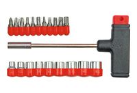 wkrętak t-gryf + 20 końcówek 65100 - w-65100