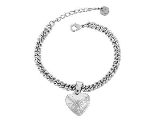 bransoletka z ozdobnym, malowanym sercem (b23/zim/115/1ag) na Arena.pl