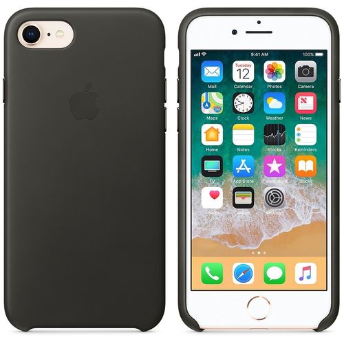Apple iPhone 8 / 7 Leather Case - Charcoal  Gray na Arena.pl