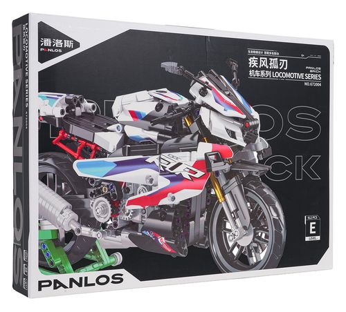 Zestaw Klocków Motocykl Ścigacz Biały 912El. na Arena.pl