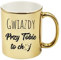 KUBEK ZŁOTY PREMIUM PREZENT DLA ŻONY KOLEŻANKI DZIEWCZYNY URODZINY