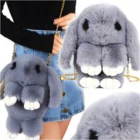 TOREBKA PLECAK DLA DZIEWCZYNKI PLUSZOWA KRÓLICZEK KRÓLIK PLECAK 2W1