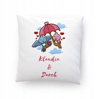 Poduszka na Walentynki dla Par MIŁOŚĆ PREZENT IMIĘ