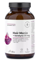 Aura Herbals Hair Mania + keratyna 20 mg 120 kapsułek