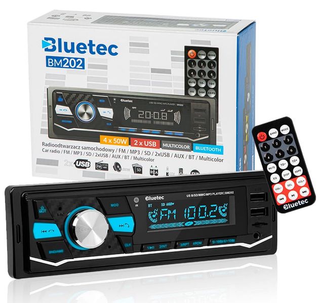 Radio Bluetec BM202 mp3, USB, Micro SD, Bluetooth zdjęcie 1