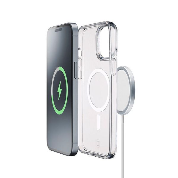 Cellularline Gloss Mag - Etui iPhone 14 Pro MagSafe (przezroczysty) zdjęcie 2