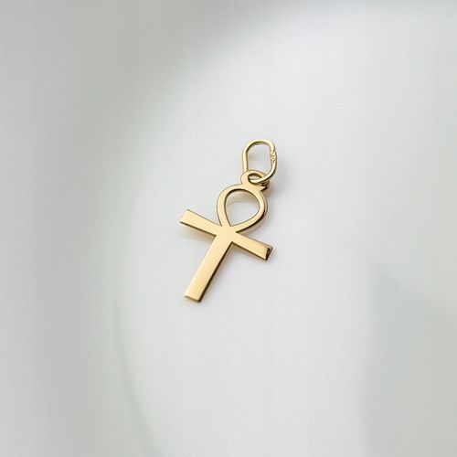 Złota zawieszka krzyżyk Ankh - pr. 585 na Arena.pl