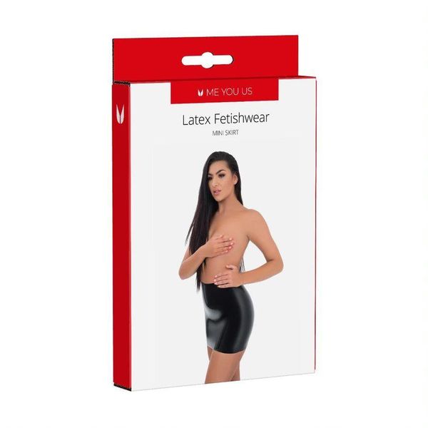 Me You Us Latex Mini Skirt Large zdjęcie 2