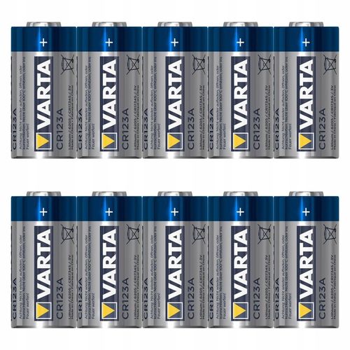 Baterie CR123A VARTA (10 szt.) na Arena.pl