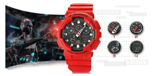Zegarek Męski CASIO G-SHOCK GA-100B-4AER + BOX na Arena.pl