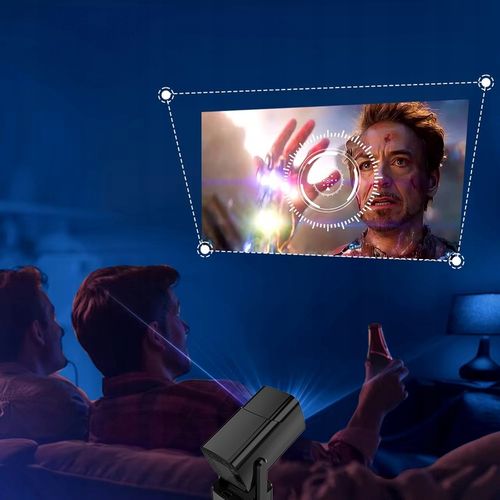 PRZENOŚNY PROJEKTOR RZUTNIK ANDROID SMART TV WIFI FULL HD + ETUI na Arena.pl