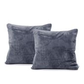 Zestaw poszewek mikrofibra 45x45*2 grafit DecoKing