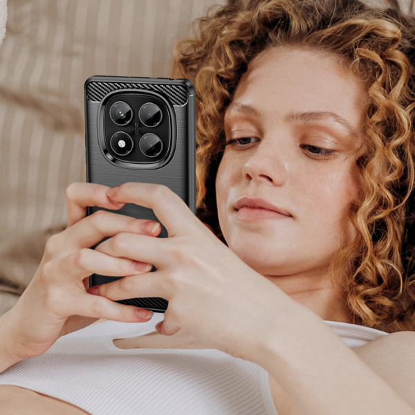 Spacecase Carbon Redmi Note 14 Pro 4G zdjęcie 3