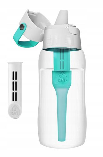 Dafi Solid 0,5 turkusowa butelka filtrująca + silikonowa szczoteczka na Arena.pl