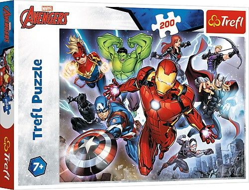 Puzzle 200 Elementów Waleczni Avengersi na Arena.pl