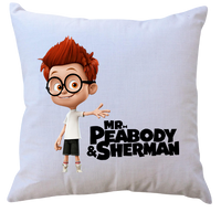 Poduszka z wkładem Pan Peabody i Sherman