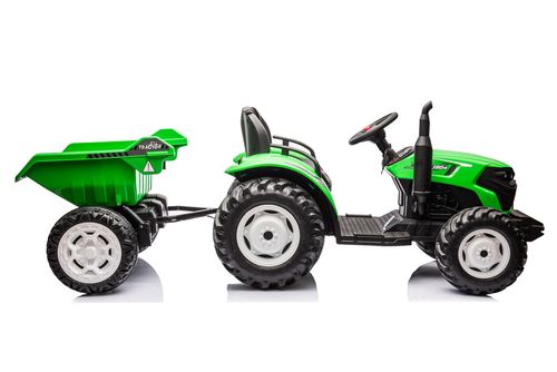 Traktor Na Akumulator HC-306 Z Przyczepą Jasno Zielony 24V na Arena.pl