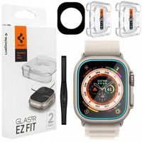 2 SZTUKI Szkło Hartowane SPIGEN do Apple Watch Ultra 2 / 1 49mm +APLIKATOR