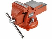 Imadło Ślusarskie 100mm Obrotowe z Kowadłem Stołowe Imadła 48-52 Siła 12 kN