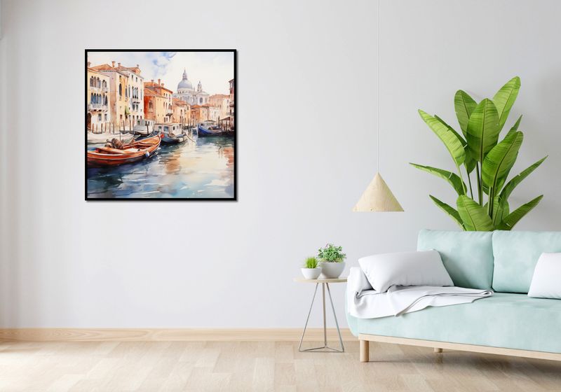 Plakat 90x90cm Wenecka Impresja zdjęcie 4