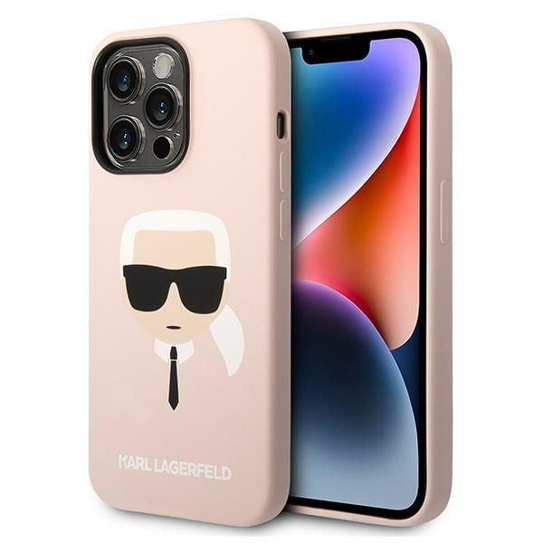 Etui Karl Lagerfeld do iPhone 14 Pro Max, Różowy, MagSafe zdjęcie 1