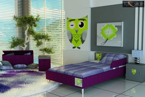 łóżko 140x80 owl basic na Arena.pl