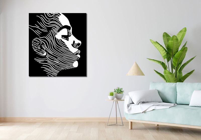 Obraz 90x100cm Linie Wyrazu zdjęcie 2