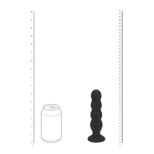Quad Rattle Liquid Silicone Anal Plug - Xl - Black na Arena.pl
