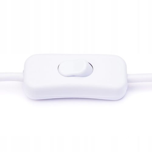 Lampka nocna z abażurem biała ceramiczna ryflowana DION D2 na Arena.pl