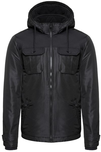 KURTKA JACK & JONES JCOFLICKER JACKET BLACK 12115962 S zdjęcie 1