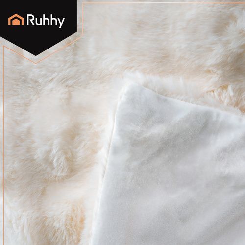 Koc 1,6X1M Biały Ruhhy 26493 na Arena.pl