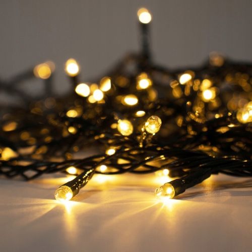 Ciepłe białe lampki choinkowe światełka zewnętrzne 1000LED 50m IP44 FLESH na Arena.pl