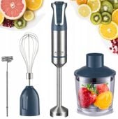 Blender ręczny 1800W Turbo 20 poziomów miksowanie ubijanie spieniacz