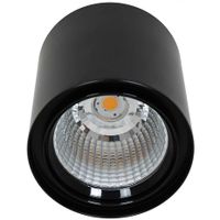 Downlight LAMPA sufitowa LUNA WG-706R/BK-WW/70 Italux metalowa OPRAWA spot LED 40W 3000K tuba czarna