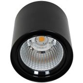 Downlight LAMPA sufitowa LUNA WG-706R/BK-WW/70 Italux metalowa OPRAWA spot LED 40W 3000K tuba czarna