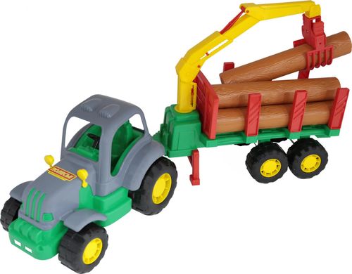 Traktor z naczepą do dłużnicy Siłacz" na Arena.pl