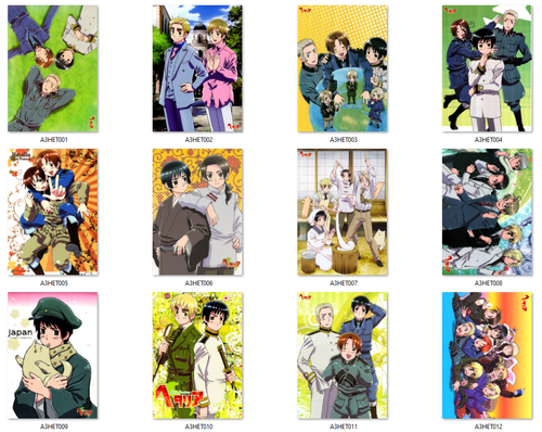 Plakat Axis Powers Hetalia DO WYBORU na Arena.pl