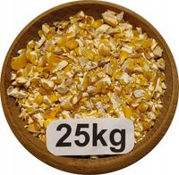 Kukurydza Gnieciona, Łamana, Płatki Kukurydziane od Rolnika, 25kg, 2025r