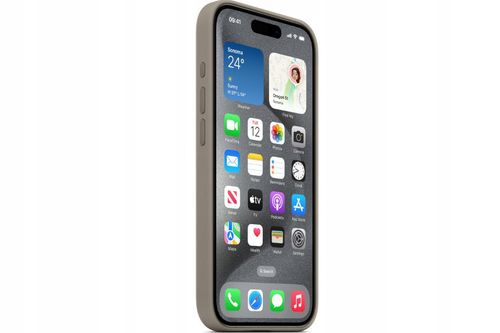 Etui APPLE Silicone Case MagSafe do iPhone 15 Pro Max Popielaty brąz na Arena.pl