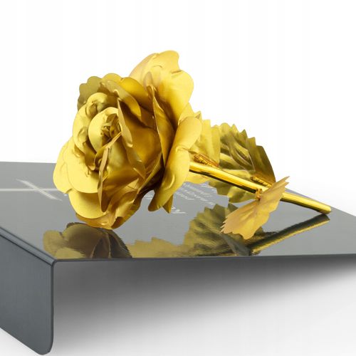 Złota róża postument na grób naruk dla TATY na Arena.pl