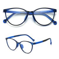 Okulary dla dziewczynki zerówki do komputera z filtrem Blue Light 25183A
