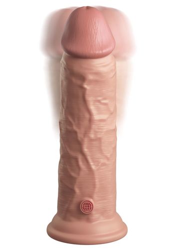 8 Inch 2Density Vibrating Cock Light skin tone na Arena.pl