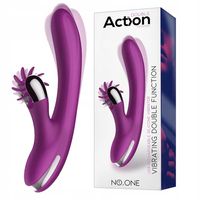 Wielofunkcyjny wibrator z obrotowymi języczkami.