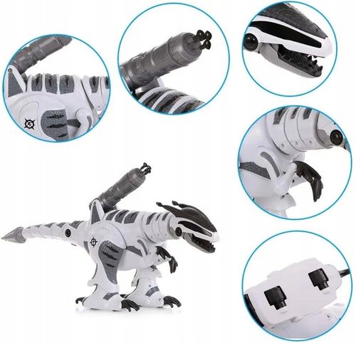 OGROMNY DINOZAUR STEROWANY T-REX ROBOT INTERAKTYWNY STRZELA TAŃCZY na Arena.pl