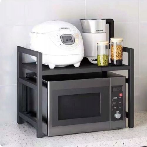 Stojak na mikrofalówkę półka rozsuwana regulacja teleskopowa organizer na Arena.pl