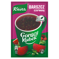 Knorr Gorący Kubek Barszcz czerwony 14 g x 10 sztuk