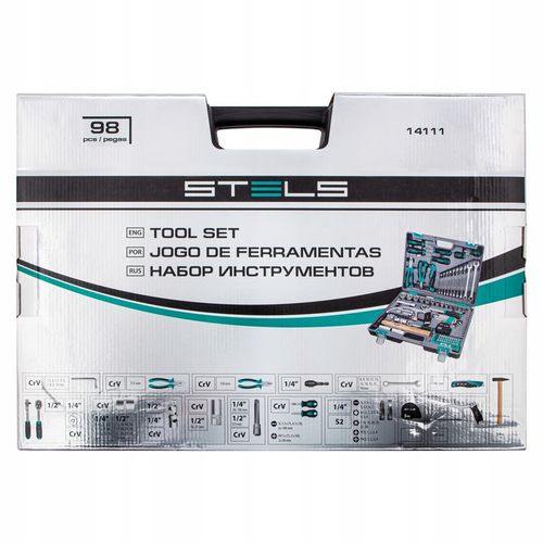 Zestaw narzędzi kluczy walizka narzędziowa 98 elem na Arena.pl